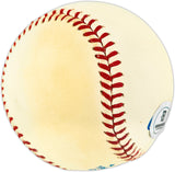 Mariano Rivera Autographed Official 1996 ALCS Logo Baseball New York Yankees Beckett BAS QR #BU87233