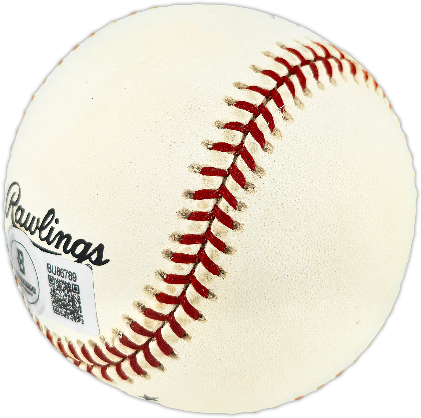 Mike Schmidt Autographed Official NL Baseball Philadelphia Phillies Beckett BAS QR #BU86789