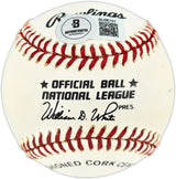 Mike Schmidt Autographed Official NL Baseball Philadelphia Phillies Beckett BAS QR #BU86791