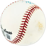 Mike Schmidt Autographed Official NL Baseball Philadelphia Phillies Beckett BAS QR #BU86791