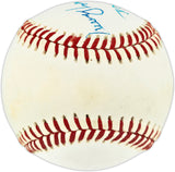 Sandy Amoros Autographed Official NL Baseball Brooklyn Dodgers "To Frank" Full Name Beckett BAS QR #BU86793