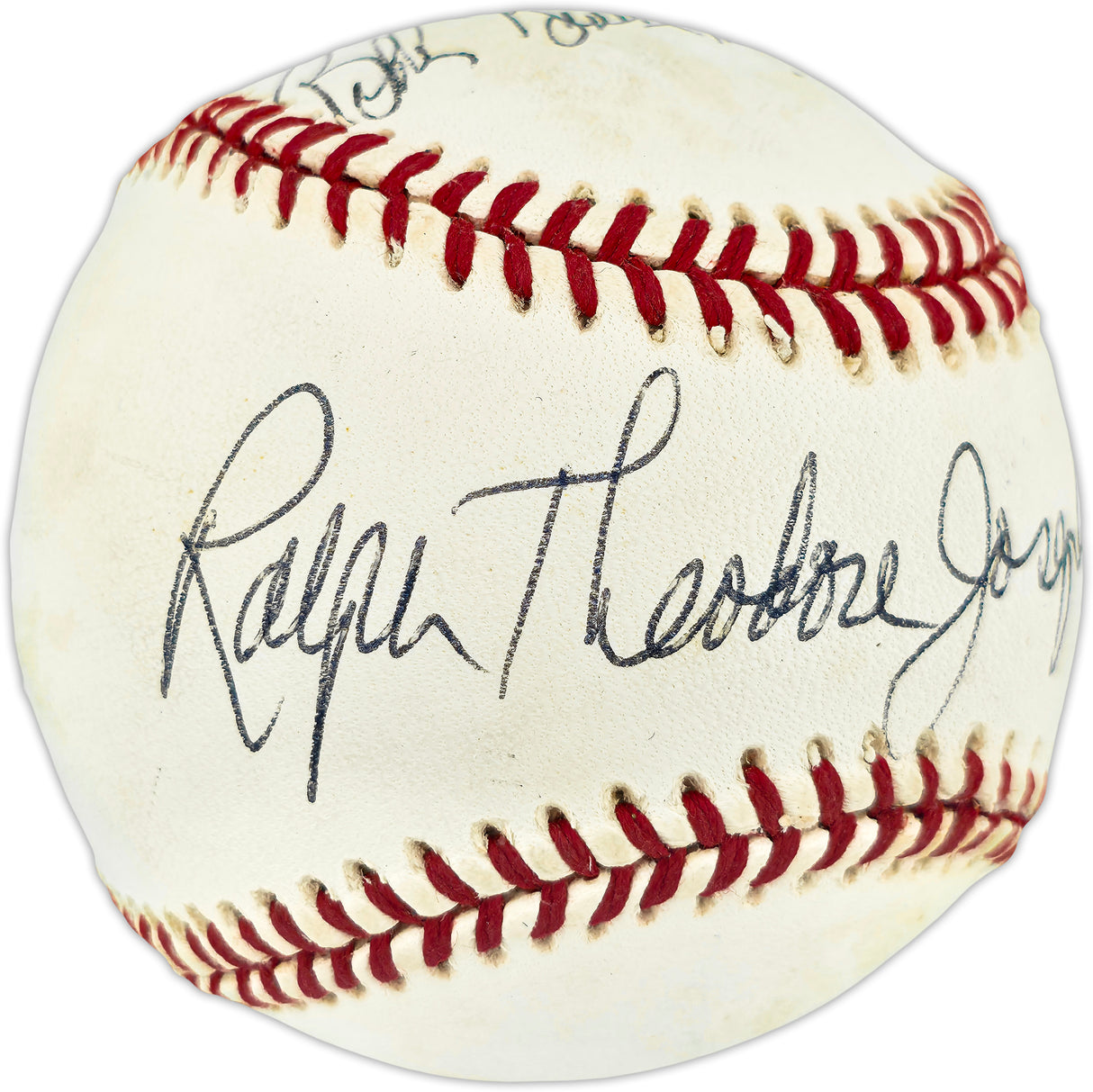 Bobby Thomson & Ralph Branca Autographed Official AL Baseball Full Names Beckett BAS QR #BU86794