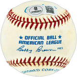 Bobby Thomson & Ralph Branca Autographed Official AL Baseball Full Names Beckett BAS QR #BU86794