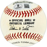 Don Bessent Autographed Official NL Baseball Brooklyn Dodgers "To Frank" (Smudged) Beckett BAS QR #BU86796