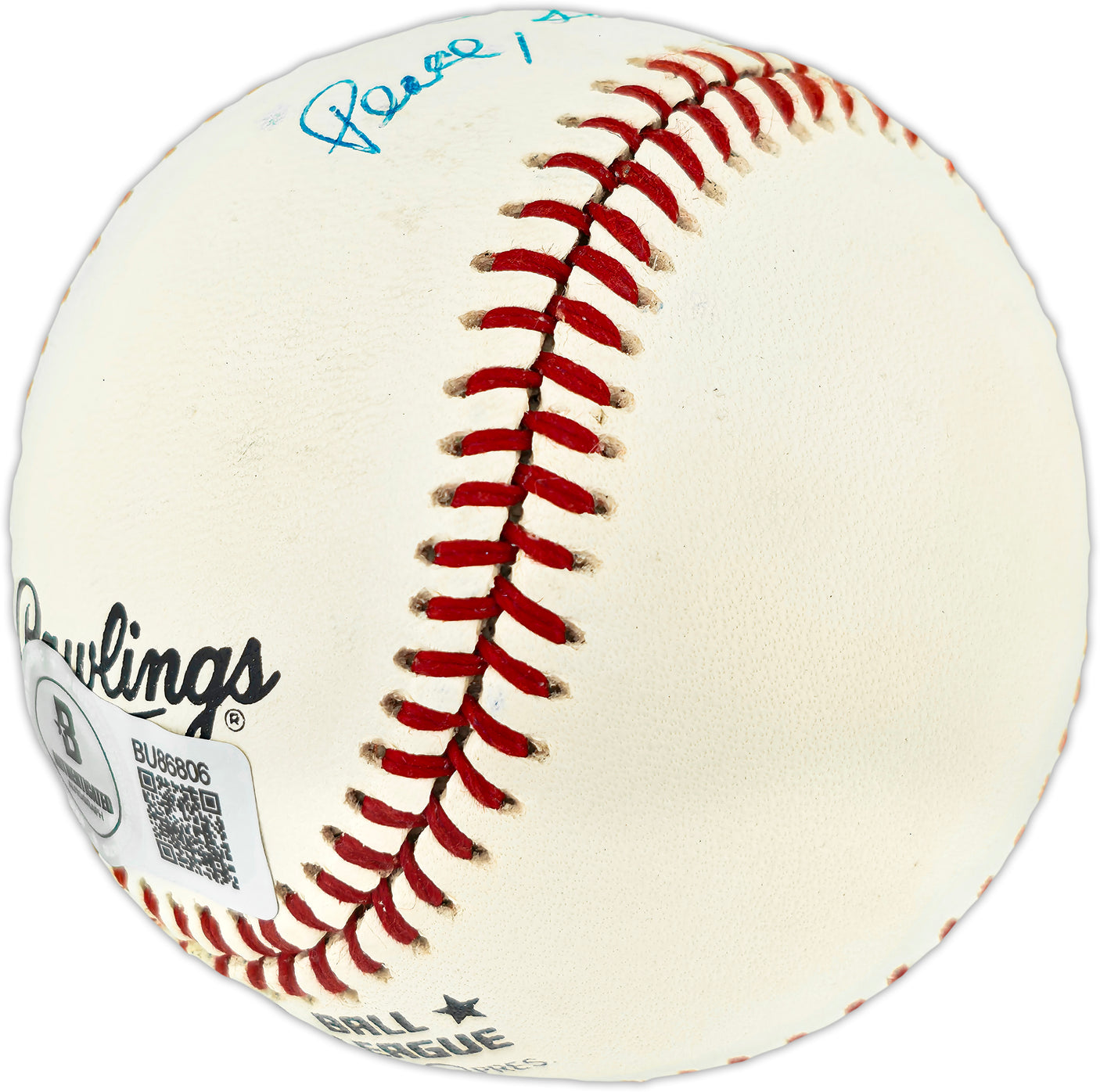 Bill Antonello Autographed Official NL Baseball Brooklyn Dodgers "To Frank" Beckett BAS QR #BU86806