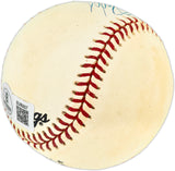 Mike Schmidt Autographed Official NL Baseball Philadelphia Phillies Beckett BAS QR #BU86807