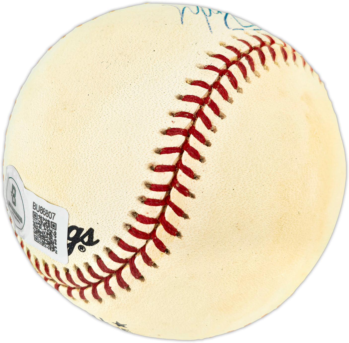 Mike Schmidt Autographed Official NL Baseball Philadelphia Phillies Beckett BAS QR #BU86807