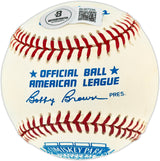 Mel Allen Autographed Official AL Baseball New York Yankees "HOF 1978" Beckett BAS QR #BU87235