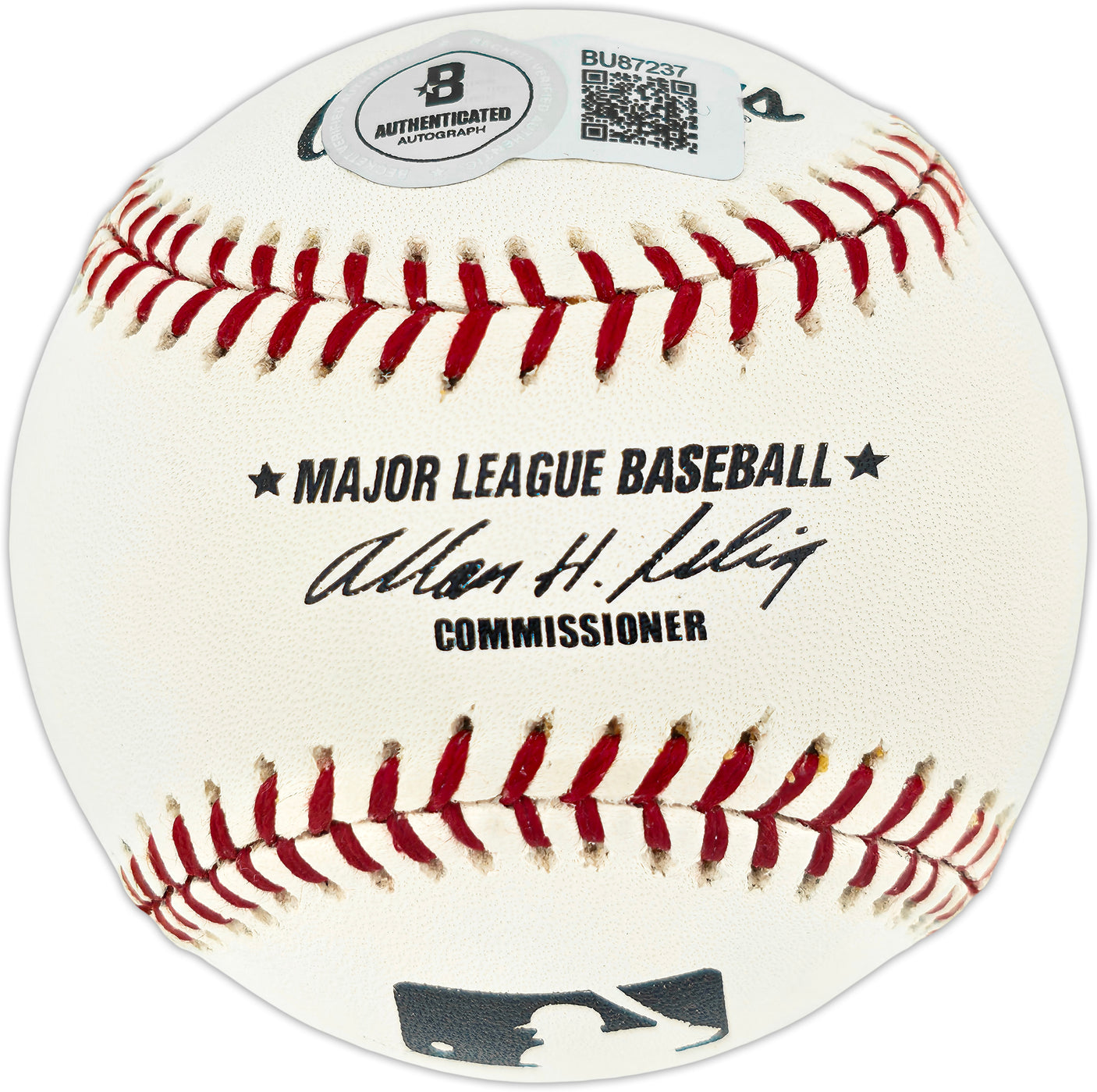 Roy Gleason Autographed Official Rawlings MLB Baseball Los Angeles Dodgers "1963" Beckett BAS QR #BU87237