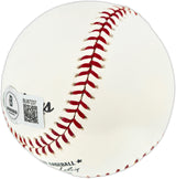 Roy Gleason Autographed Official Rawlings MLB Baseball Los Angeles Dodgers "1963" Beckett BAS QR #BU87237