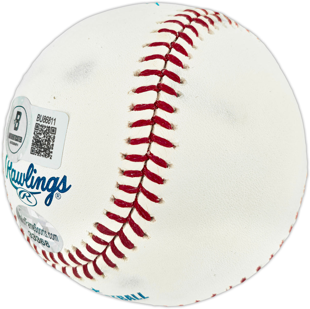 Ron Perranoski Autographed Official MLB Baseball Los Angeles Dodgers "2X WSC" Beckett BAS QR #BU86811