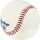 Bob Miller Autographed Official MLB Baseball New York Mets "62 Mets" Beckett BAS QR #BU86812