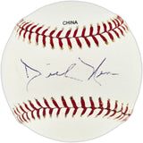 Dick Nen Autographed Official Rawlings MLB Baseball Los Angeles Dodgers, Chicago Cubs Beckett BAS QR #BU86814