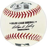 Dick Nen Autographed Official Rawlings MLB Baseball Los Angeles Dodgers, Chicago Cubs Beckett BAS QR #BU86814