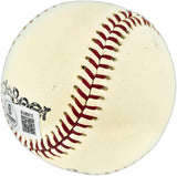 Ron Fairly Autographed Official deBeer Baseball Los Angeles Dodgers Beckett BAS QR #BU86815