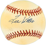 Lee Walls Autographed Official NL Baseball Los Angeles Dodgers, Philadelphia Phillies Beckett BAS QR #BU86816
