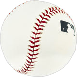 Nate Oliver Autographed Official Rawlings MLB Baseball Los Angeles Dodgers Beckett BAS QR #BU86819