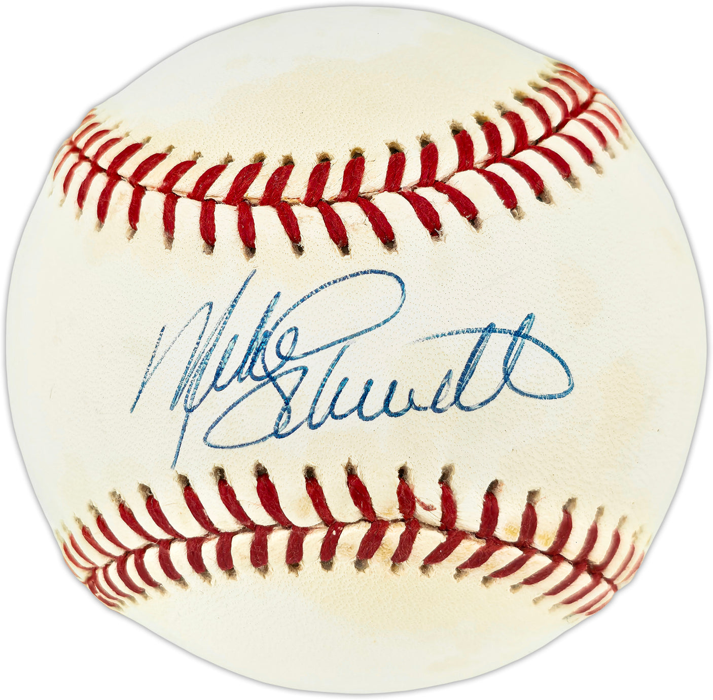 Mike Schmidt Autographed Official NL Baseball Philadelphia Phillies Beckett BAS QR #BU87253
