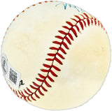 Mike Schmidt Autographed Official Feeney NL Baseball Philadelphia Phillies Beckett BAS QR #BU87255