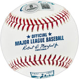 Julio Cruz Autographed Official 40th Anniversary Logo MLB Baseball Seattle Mariners "#6" Beckett BAS QR #BU87268