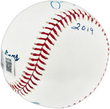 Julio Cruz Autographed Official 40th Anniversary Logo MLB Baseball Seattle Mariners "#6" Beckett BAS QR #BU87268