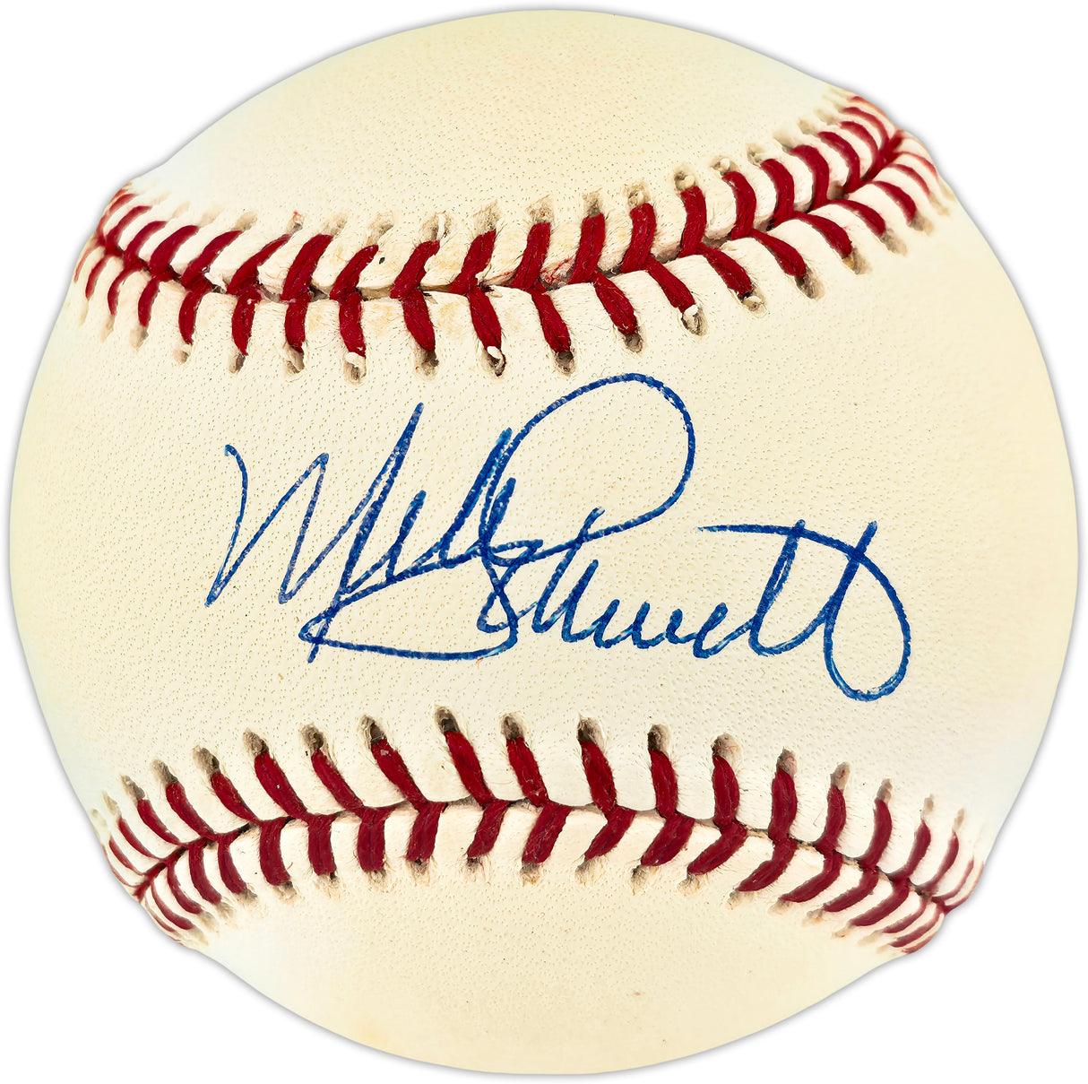 Mike Schmidt Autographed Official NL Baseball Philadelphia Phillies Beckett BAS QR #BU86831