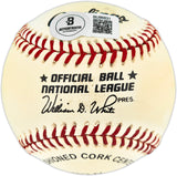 Mike Schmidt Autographed Official NL Baseball Philadelphia Phillies Beckett BAS QR #BU86831