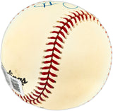 Mike Schmidt Autographed Official NL Baseball Philadelphia Phillies Beckett BAS QR #BU86831