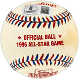 Alex Rodriguez Autographed Official 1996 All Star Game Logo Baseball Seattle Mariners "96 All Star" Beckett BAS QR #BU86833