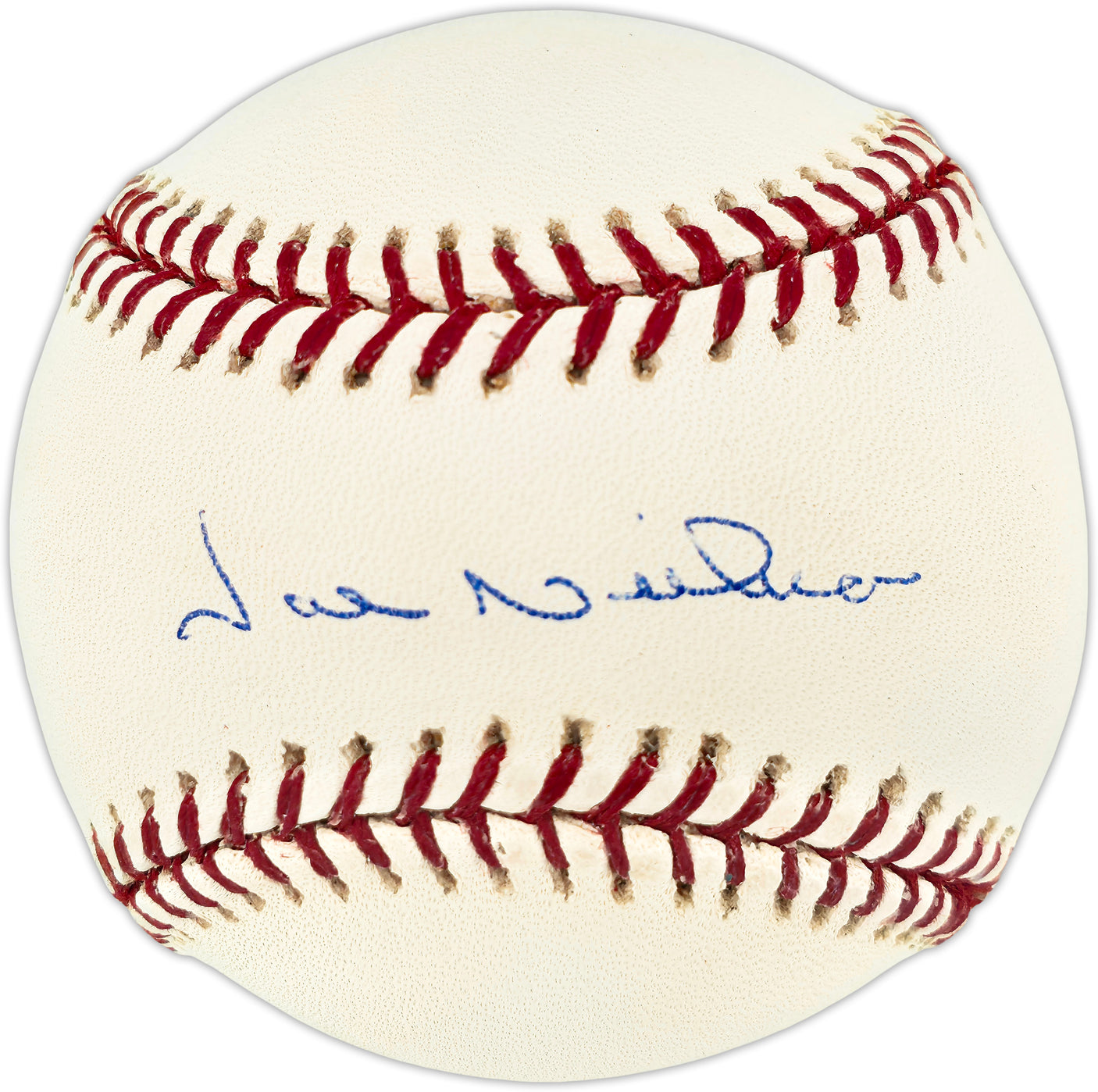 Joe Niekro Autographed Official NL Baseball Houston Astros Beckett BAS QR #BU86852