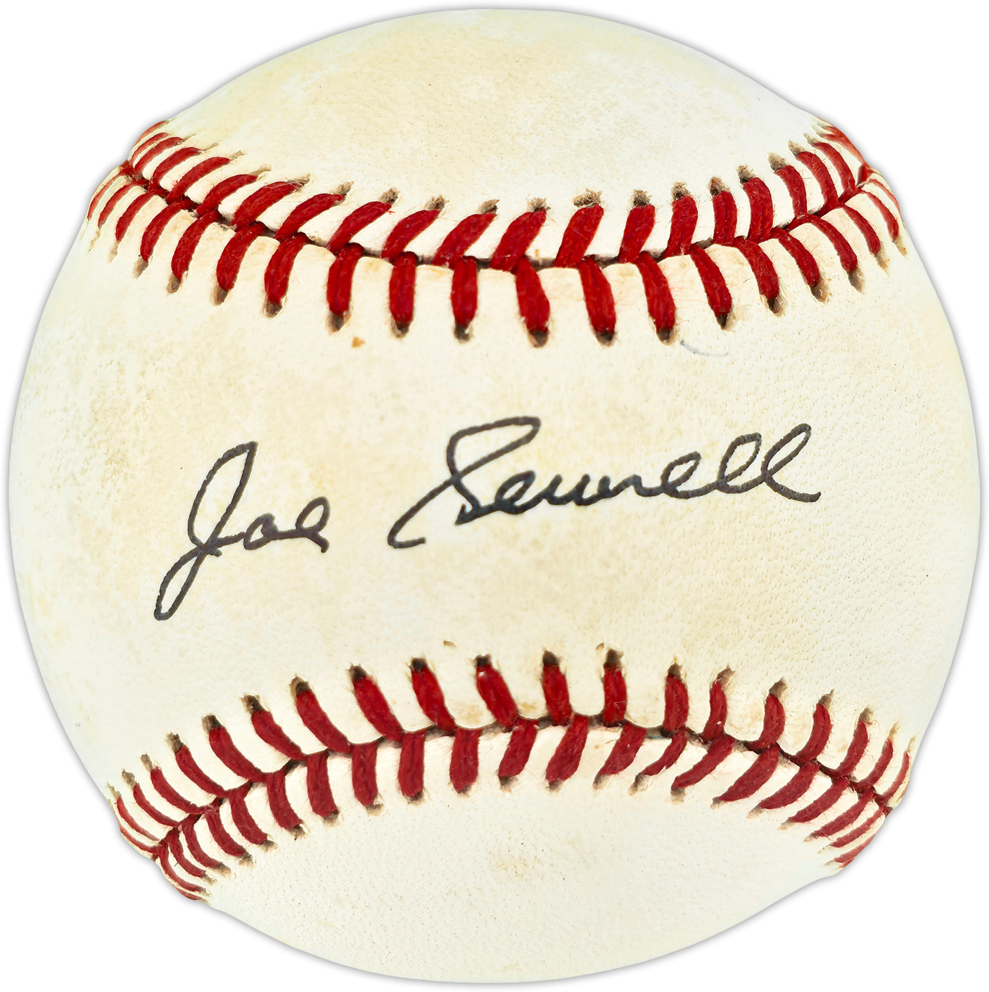 Joe Sewell Autographed Official AL Baseball New York Yankees Beckett BAS QR #BU86910