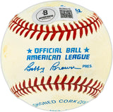Joe Sewell Autographed Official AL Baseball New York Yankees Beckett BAS QR #BU86910