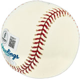 Mike Schmidt Autographed Official MLB Baseball Philadelphia Phillies Beckett BAS QR #BU86917