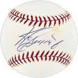 Ken Griffey Jr. Autographed Official Griffey Returns to Safeco 2007 Logo Baseball Seattle Mariners Beckett BAS QR #BU86921