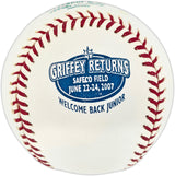 Ken Griffey Jr. Autographed Official Griffey Returns to Safeco 2007 Logo Baseball Seattle Mariners Beckett BAS QR #BU86921