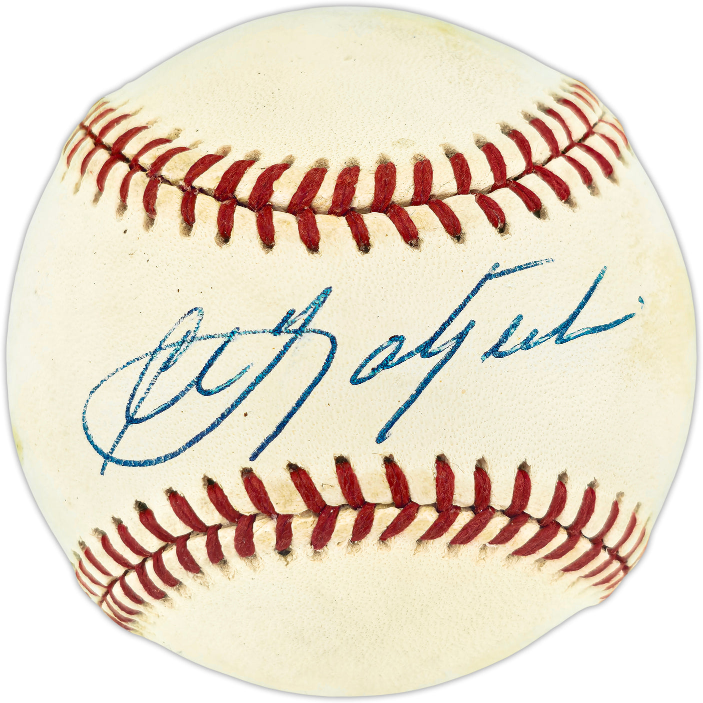 Carl Yastrzemski Autographed Official AL Baseball Boston Red Sox Beckett BAS QR #BU86925