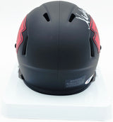 Marcus Allen Autographed Kansas City Chiefs Eclipse Black Speed Mini Helmet Beckett BAS Witness #WD41346