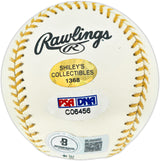 Carlton Fisk Autographed Official Rawlings Gold Glove Baseball Boston Red Sox Beckett BAS QR #BU86950