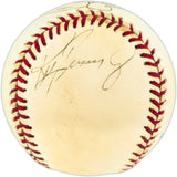Ken Griffey Jr. & Jay Buhner Autographed Official AL Baseball Seattle Mariners Beckett BAS #AE51019