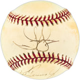 Ken Griffey Jr. & Jay Buhner Autographed Official AL Baseball Seattle Mariners Beckett BAS #AE51019