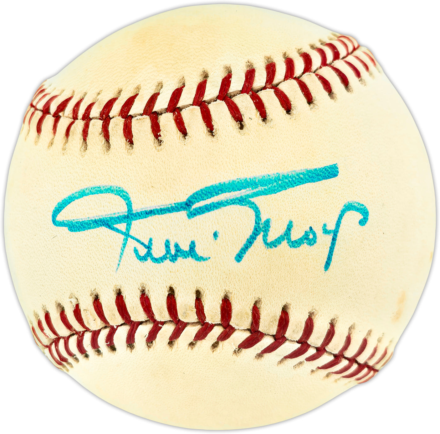 Willie Mays Autographed Official NL Baseball San Francisco Giants Beckett BAS #AE49047