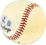 Willie Mays Autographed Official NL Baseball San Francisco Giants Beckett BAS #AE49047