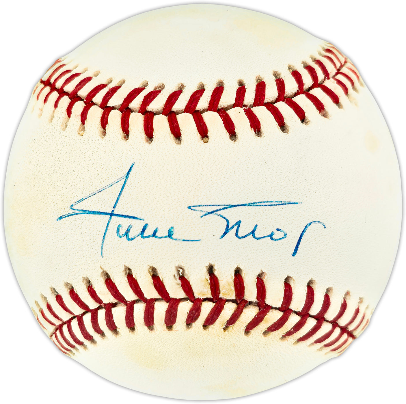 Willie Mays Autographed Official NL Baseball San Francisco Giants Beckett BAS #AE49048