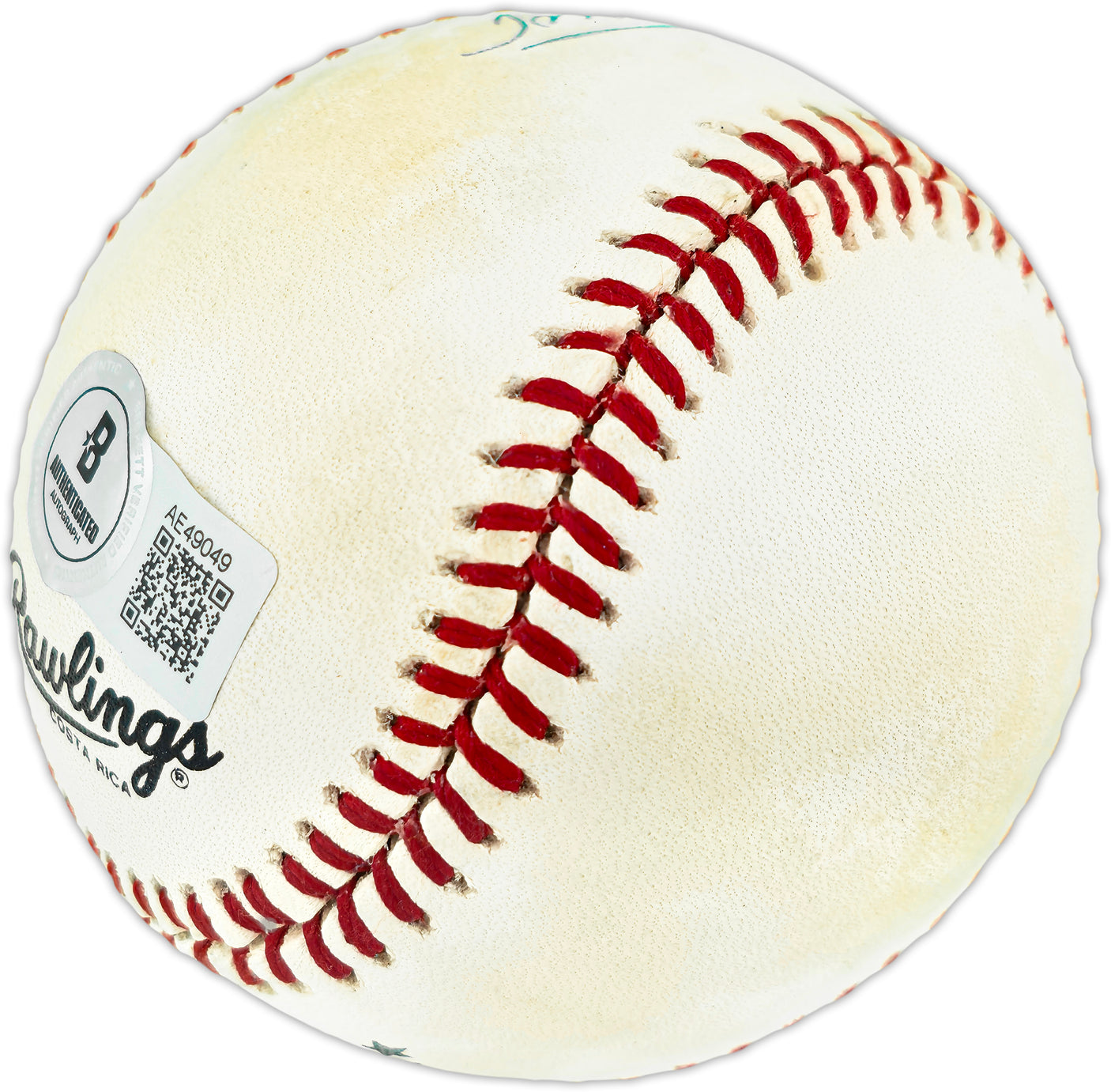 Willie Mays Autographed Official NL Baseball San Francisco Giants Beckett BAS #AE49049