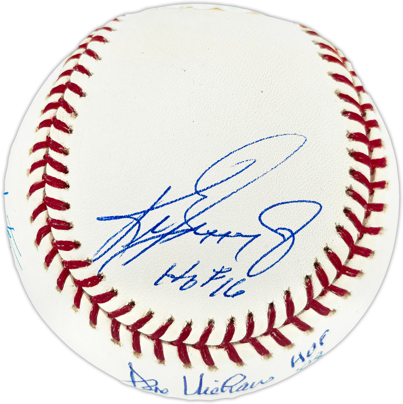 Seattle Mariners Hall of Famers Autographed Official MLB Baseball With 4 Signatures Including Ken Griffey Jr. & Dave Niehaus Beckett BAS #AE49055