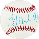 Hank Aaron Autographed Official MLB Baseball Atlanta Braves Beckett BAS #AE49057