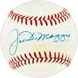 Joe Dimaggio Autographed Official AL Baseball New York Yankees Beckett BAS #AE49060