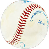 Joe Dimaggio Autographed Official AL Baseball New York Yankees Beckett BAS #AE49060