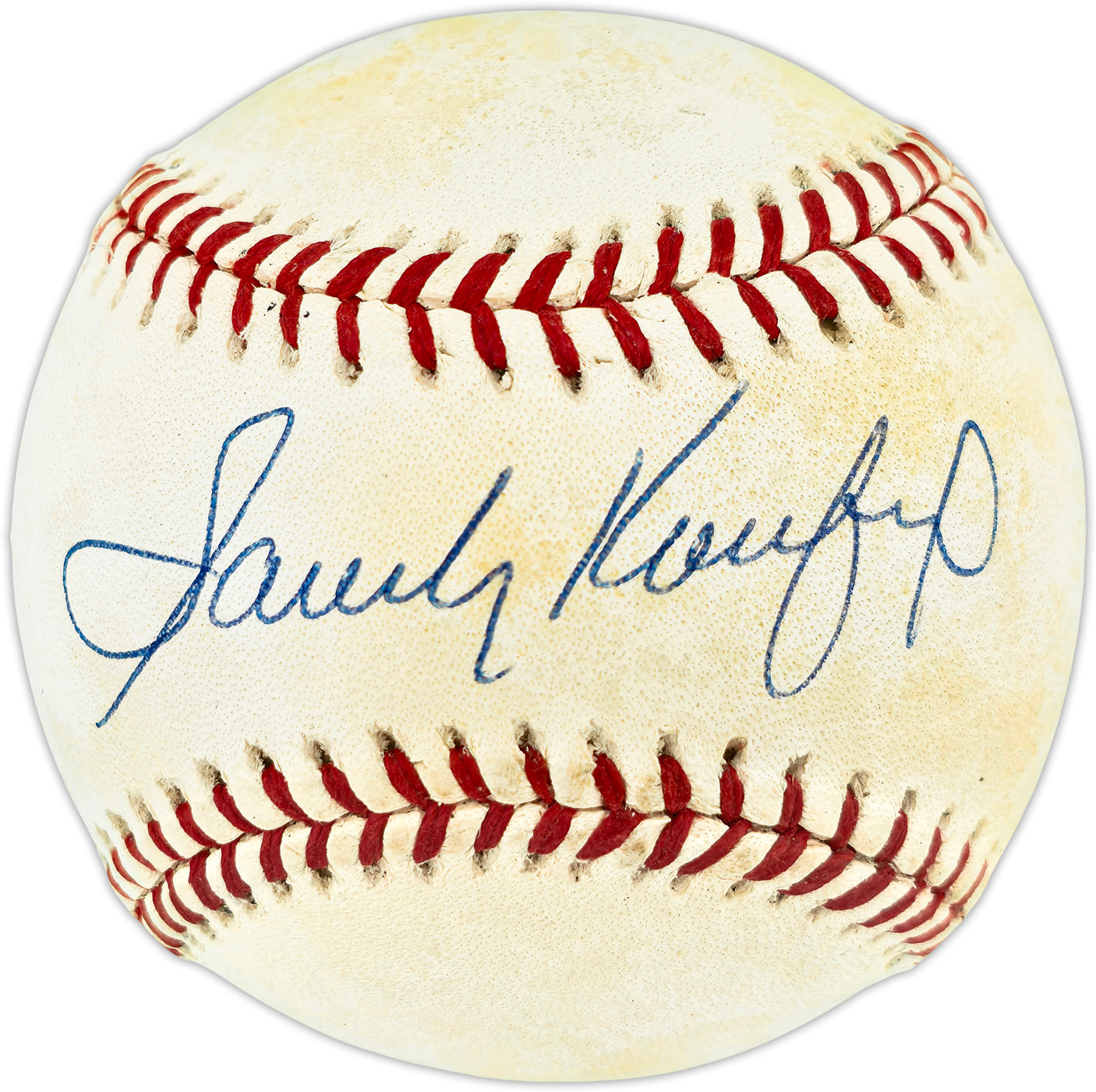 Sandy Koufax Autographed Official NL Baseball Los Angeles Dodgers Beckett BAS #AE49061