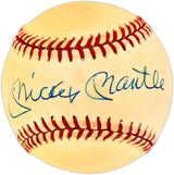 Mickey Mantle Autographed Official AL Baseball New York Yankees Beckett BAS #AE49062